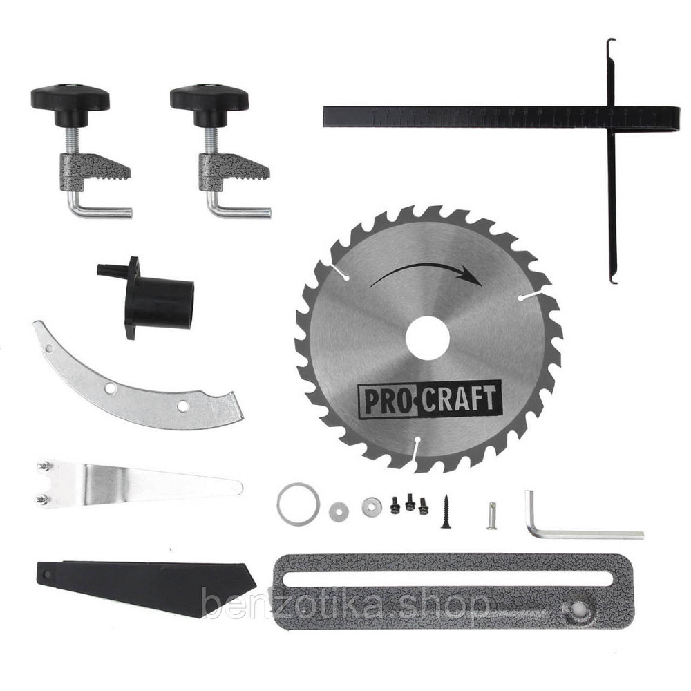 Дискова пила Procraft KR2500 (з кріпленням до столу) Київ - фото 8