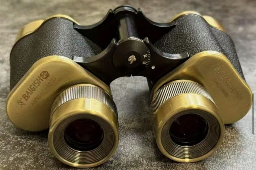 8X30 Бронзовий бінокль, повністю металеві з окуляром для полювання Київ - фото 8