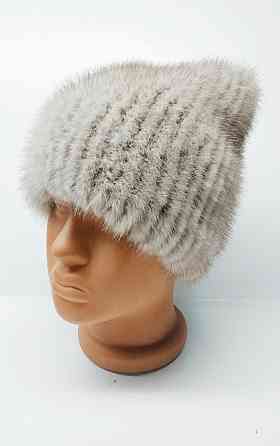 Норковая шапка женская Николь Жемчуг Харьков