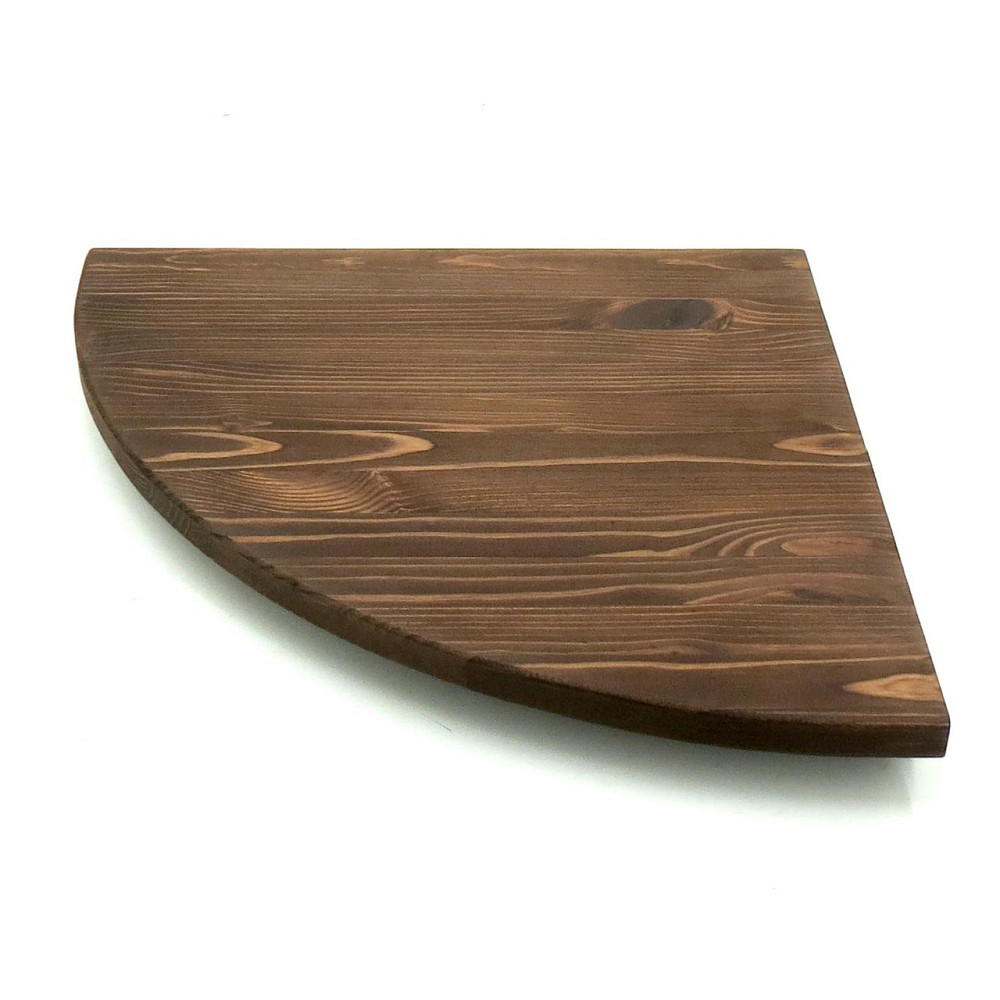 Угловая настенная полка 