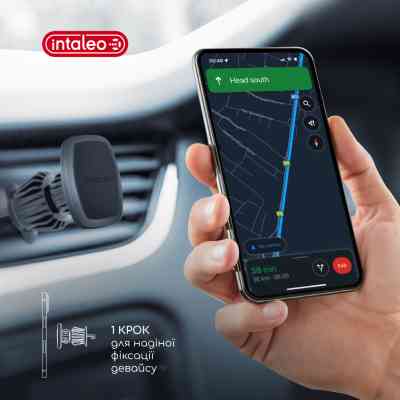 Універсальний автотримач Intaleo CM05GG 6xN52 Black (1283126576003) Вінниця