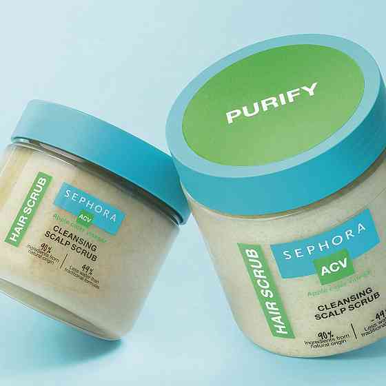 Отшелушивающий шампунь-скраб для кожи головы Sephora Collection, натуральный, веганский, 200 мл Славянск