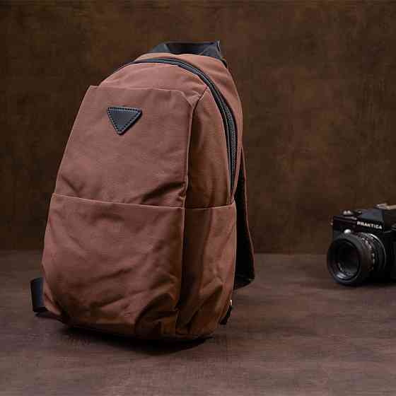 Сумка через плече нейлон Коричнева (Vintage) Київ