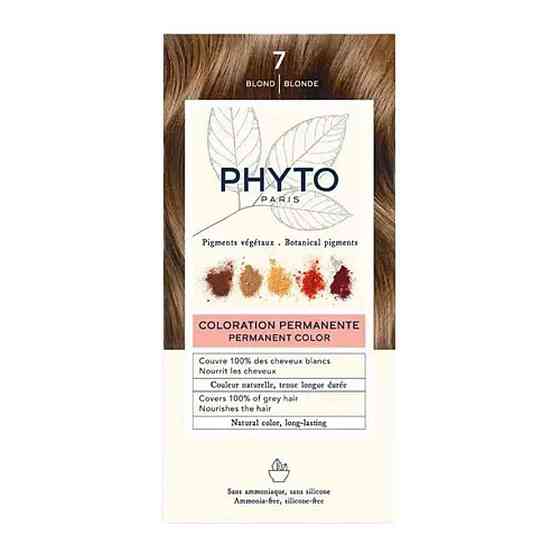 Фіто Фітоколор Безаміачна крем-фарба для волосся Phyto PhytoColor Coloration Permanente 7 Русявий 112 мл Дніпро