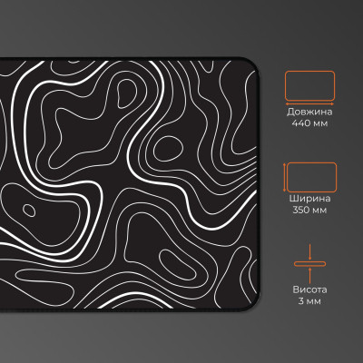 Килимок для мишки GamePro Speed/Control Black (MP145AB) Вінниця - фото 4