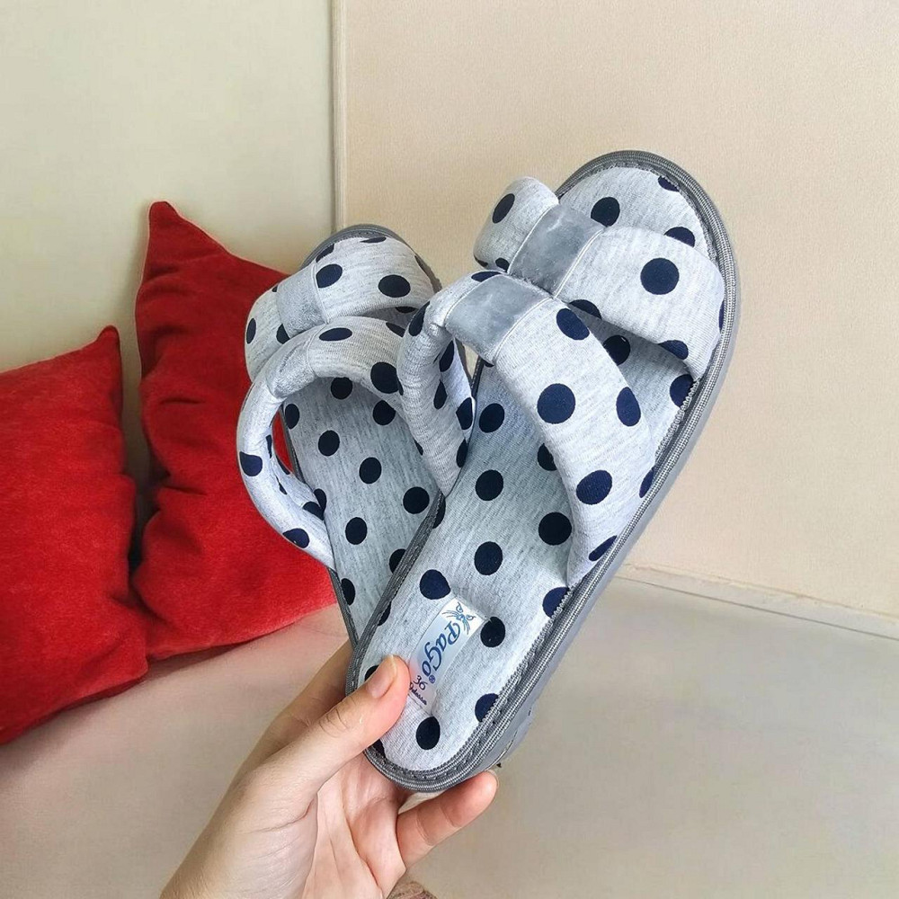 Капці жіночі домашні PaGo повсть щільний 38р червоні з блискучими вушками Одеса - фото 18