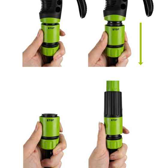 Автоматическая катушка поворотная с садовым шлангом 25 метров Gardlov (25509) Нововолынск