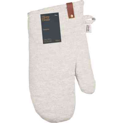 Кухонна прихватка Ardesto Рукавичка Oliver, 18х30 см, 100% бавовна, нап-ч: ватин, сірий світлий (ART05OL) Вінниця