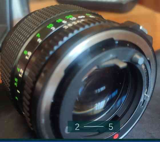Объектив: CANON FD 50mm.F1.2. Харків
