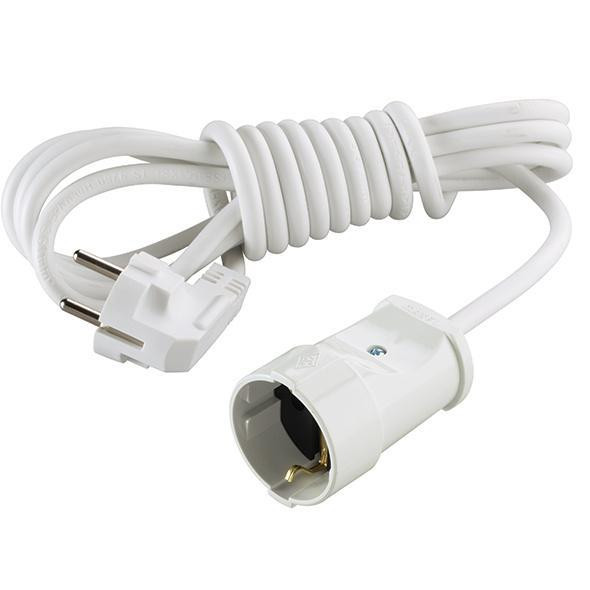 Удлинитель 1-ый 5м белый 