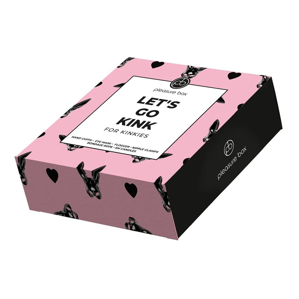 Набір БДСМ Pleasure Box Lets Go Kink: наручники, маска, флогер, затискачі, мотузка, свічки, 7 предметів Sex Aura Київ - фото 10