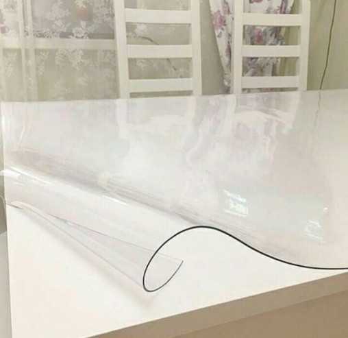 М'яке скло Прозора силіконова скатертина на стіл Soft Glass Захист для меблів 3.1х1.0 м Товщина 1.5  Вінниця - фото 1