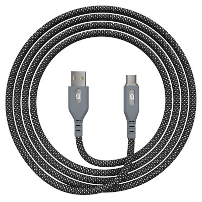Дата кабель USB 2.0 AM to USB-C 1.0m Magnetic 3A black Armorstandart (ARM75514) Вінниця - фото 1