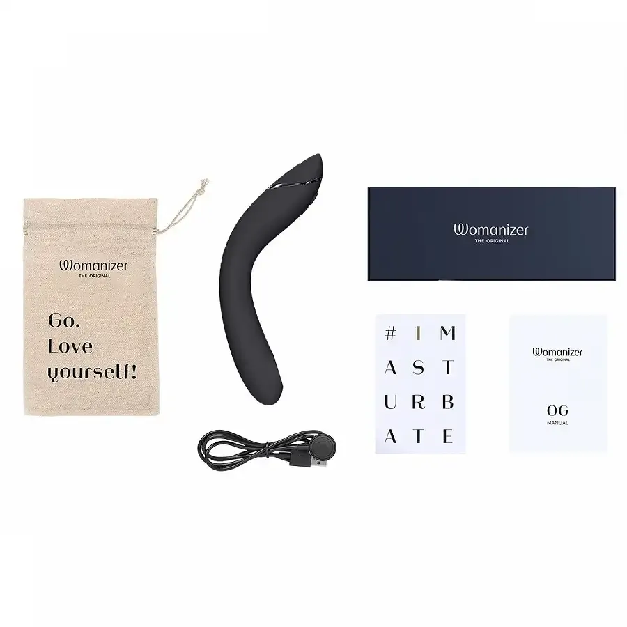 Вібратор для точки G з вакуумною стимуляцією Womanizer OG Dark Grey Львів - фото 7