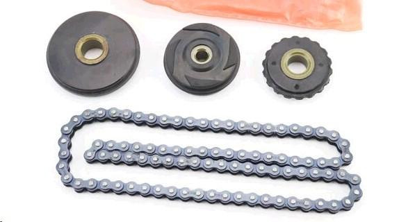 Цепь ГРМ Питбайк 140 (25H-90L) (+3 ролика , ролик направляющий 45мм) Мукачево - изображение 1