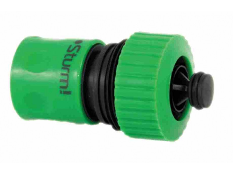 З'єднувач для шланга 3/4” з аквастопом двокомпонентний Sturm 3015-09-3/4 (читувати опис) Рівне - фото 1