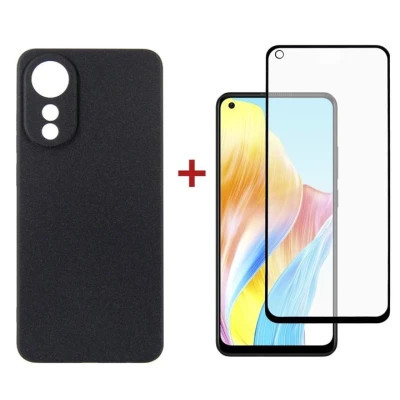 Чохол до мобільного телефона Dengos Kit for OPPO A78 4g case + glass (Black) (DG-KM-03) Вінниця - фото 1