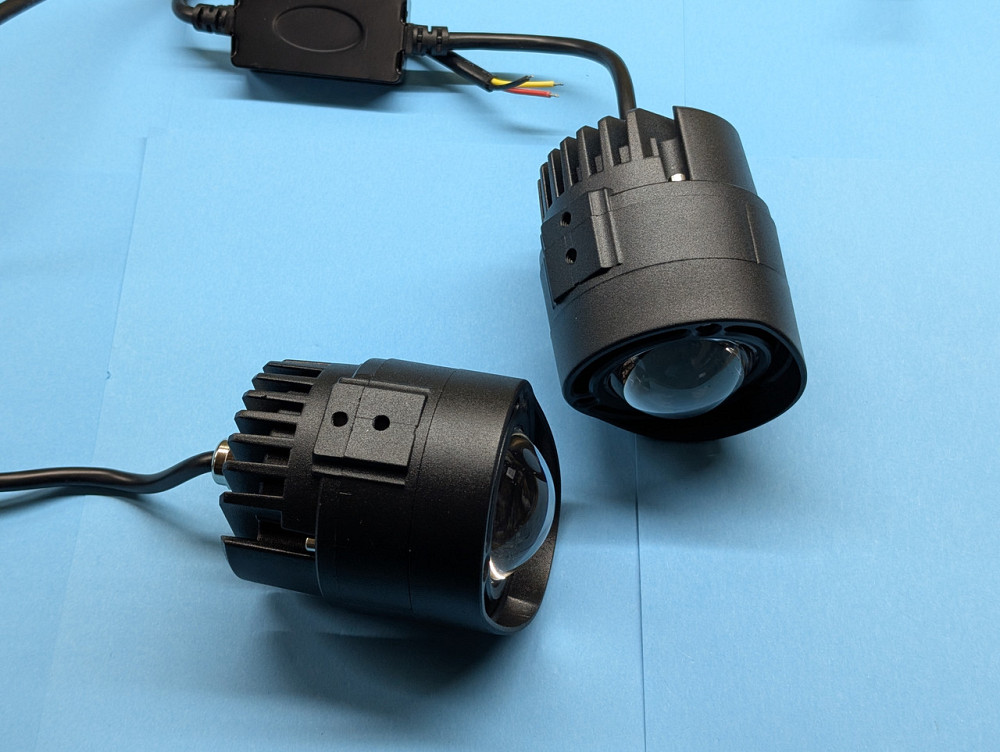 Протитуманны фари універсальні ПТФ бі-лед кругла круглі додаткові фари туманки Bi-LED Fog Lights линза Харків - фото 3