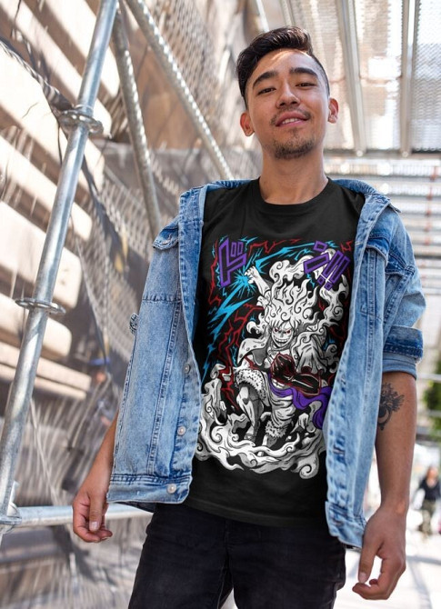 Футболка для хлопчика з аніме принтом Аніме Вінтаге Спекіал Аніме оверсайз (зріст від 165 до 180) Чорний AnimeJ1114m Дніпро - фото 3