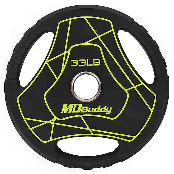Диск поліуретановий 15 кг 51 мм MD Buddy-9647-15 Київ
