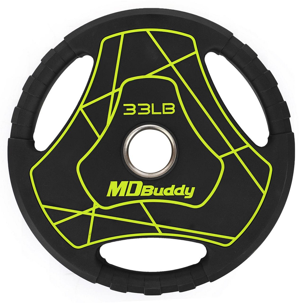 Блин (диск) полиуретановый 15 кг 51 мм MD Buddy-9647-15 Киев - изображение 3