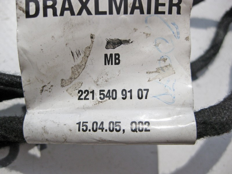 Mercedes-Benz  A2215409107 Джгут електропроводки підсвічування декоративної накладки торпеди S-Class W221 Одесса - изображение 5