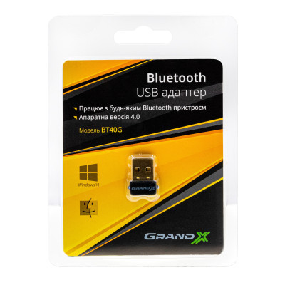 Bluetooth-адаптер Grand-X BT40G Вінниця - фото 2