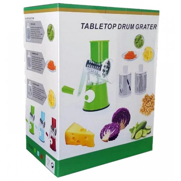 Кухонная овощерезка ручная механическая голубая, Ручная машинка измельчитель для овощей BH-85 Львов - изображение 11