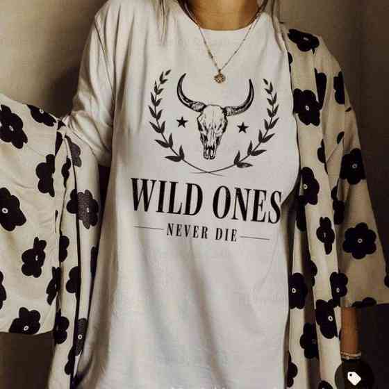 Футболка женская с принтом 44 Белая 2634325352 Днепр