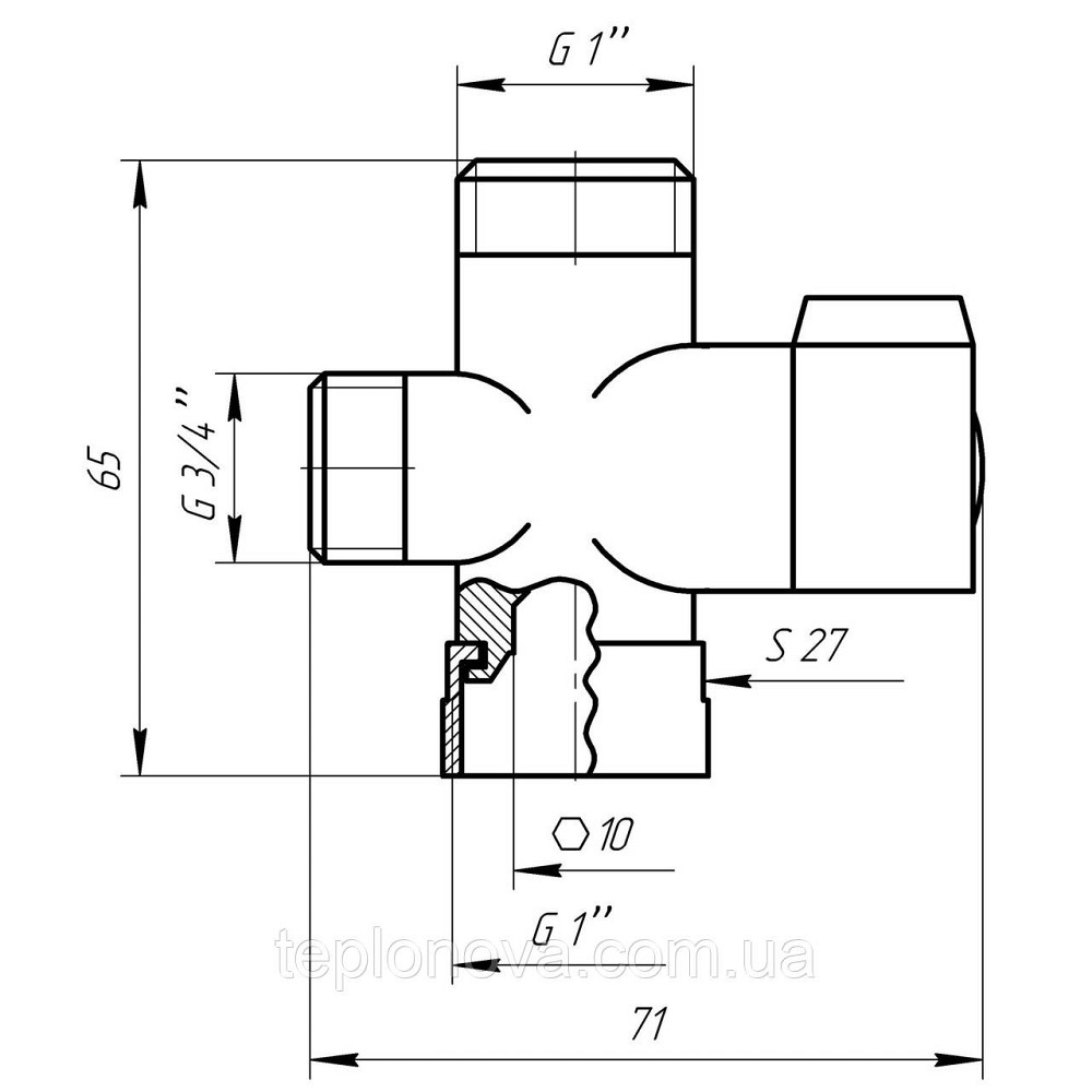 Кран ″Утро″ DOMINO NMV-13 евро переключатель в блистере Черновцы - изображение 3