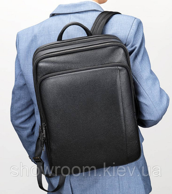 Чоловічий рюкзак шкіряний сумка Leather Collection (5053) Київ - фото 3