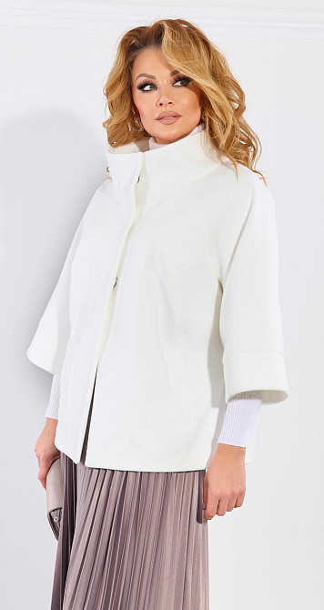 Коротке кашемірове пальто Київ - фото 2