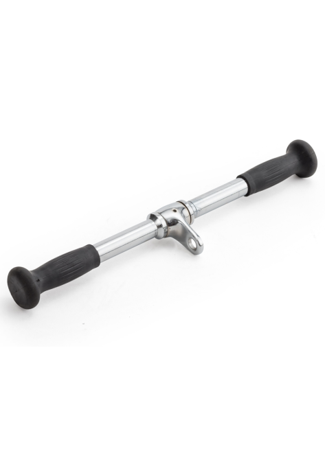 Ручка для верхньої тяги York Fitness 50см пряма з гумовими рукоятками, хром Київ - фото 2