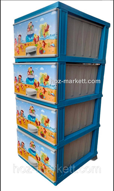 Комод пластиковий для хлопчиків "Пляж", Еліф Харків - фото 2
