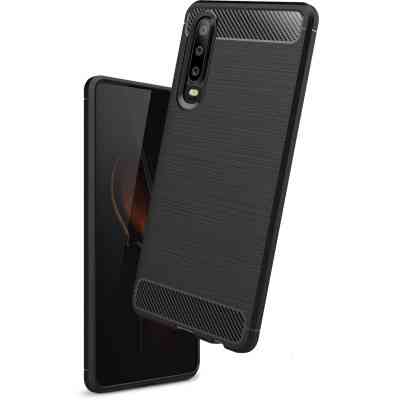 Чехол для мобильного телефона Laudtec для Huawei P30 Carbon Fiber (Black) (LT-P30B) Винница