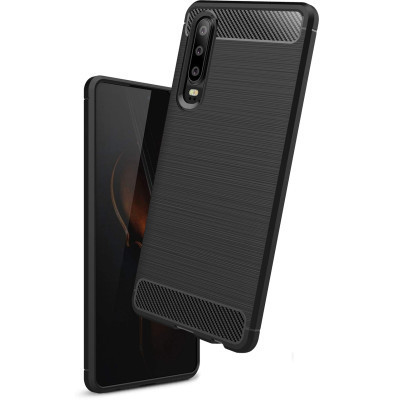 Чехол для мобильного телефона Laudtec для Huawei P30 Carbon Fiber (Black) (LT-P30B) Винница - изображение 2