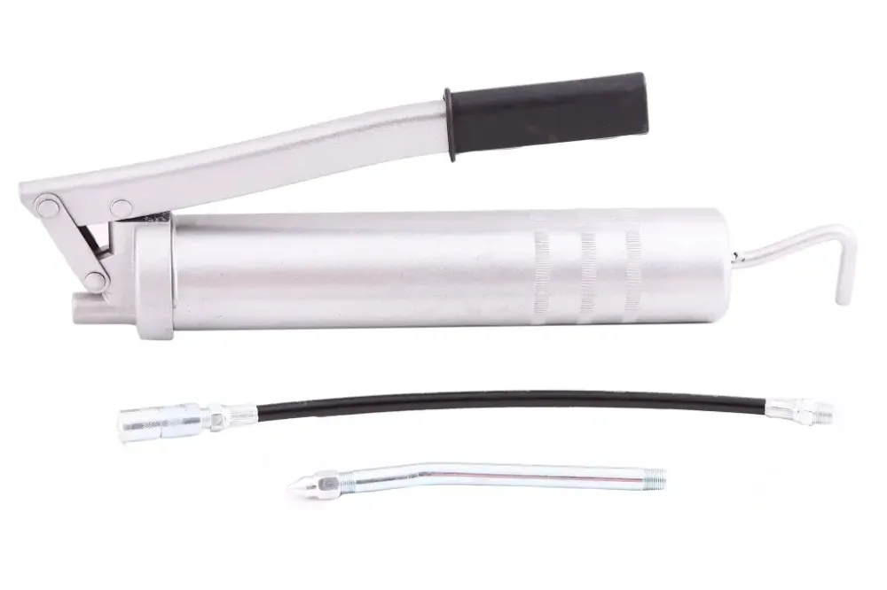 Шприц для смазки Intertool резин. ручка, с насадкой и шлангом Винница - изображение 1