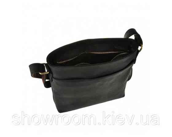 Чоловіча сумка планшетка Wild Leather (116) шкіряна чорна Київ