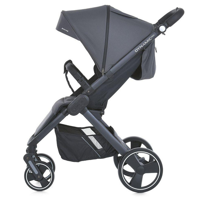 Коляска дитяча EL CAMINO DYNAMIC PRO Charcoal прогулянкова з чохлом дощовиком Сіра (ME 1053-3) Чернігів - фото 6