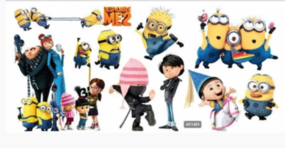 Наклейка декоративна дитяча Міньйони Київ - фото 1