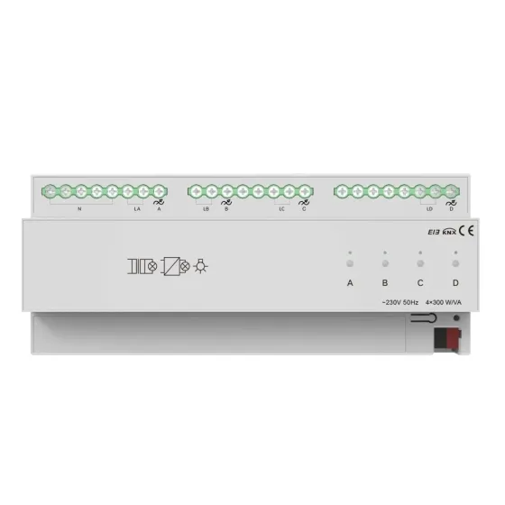 Тиристорний димер на 4 канали 300W, KNX Akubela KXAC-B1D4P300 (00-00002682) Киев