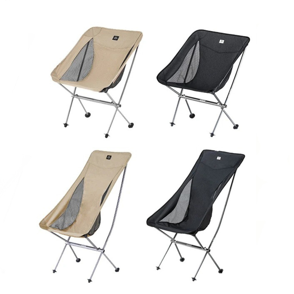 Стул складной Naturehike Stellaluna L04 CNK2450JJ015, размер M, алюминий, черный Киев - изображение 6