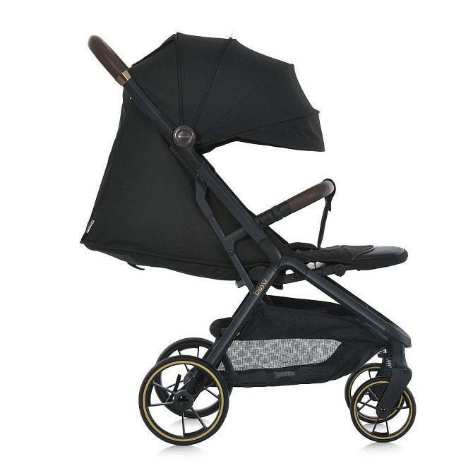 Коляска дитяча El Camino BEYA Black прогулянкова з чохлом для ніжок у комплекті Чорна (ME 1127-G) Чернігів - фото 5