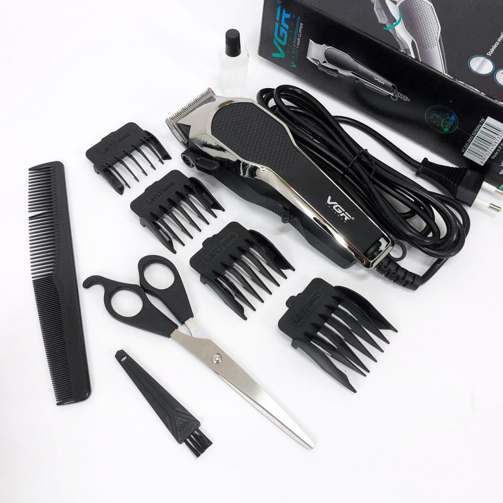 Тример для самостійної стрижки волосся VGR, Машинка для стрижки волосся з універсальним живленням MP-30 Львів - фото 7