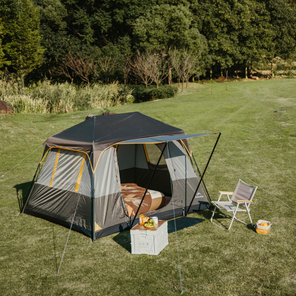 Намет чотиримісний Naturehike Cape Series 5.2 CNK2450WS037, сіро-коричневий Київ - фото 7