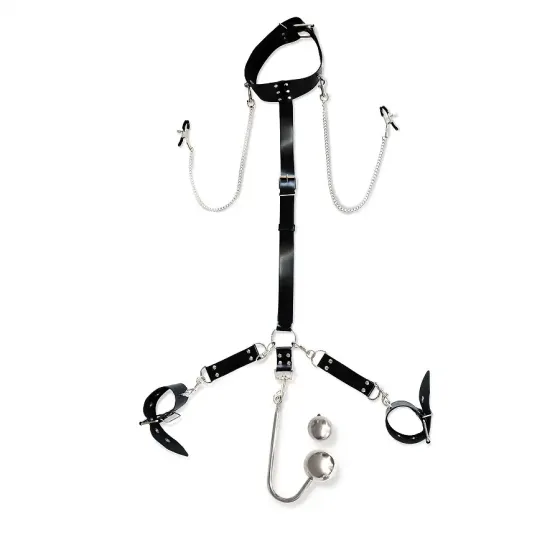 Бондажний набір із металевим анальним гаком №4 Art of Sex Beatrice Bondage set with anal hook №4 Львів