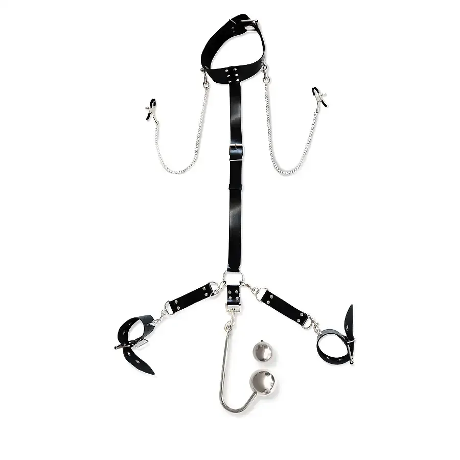 Бондажний набір із металевим анальним гаком №4 Art of Sex Beatrice Bondage set with anal hook №4 Львів - фото 1