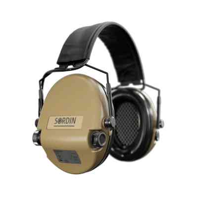 Наушники для стрельбы Sordin Supreme Mil AUX Slim HB Sand (74308-05-S) Винница