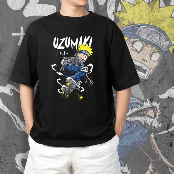 Футболка чоловіча з  принтом Наруто Узумаки Наруто Розмір 48 Дніпро