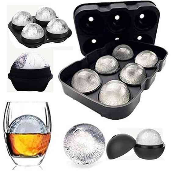 Силіконова форма для льоду Ice Ball на 6 кульок 4.5 см Київ